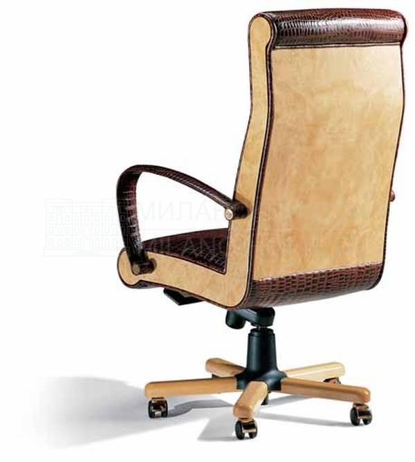 Кожаное кресло Eaton Wood/USE2713 из Италии фабрики ELLEDUE