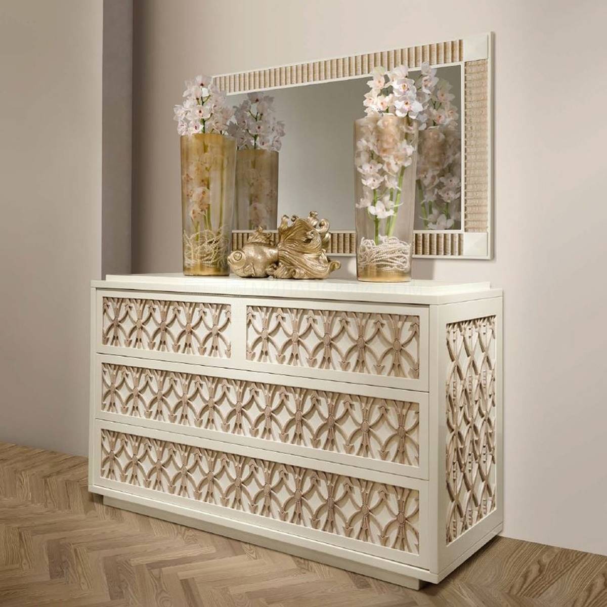 Зеркало настенное Bellavita Luxury art. 455 из Италии фабрики HALLEY