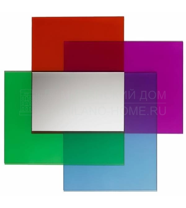 Зеркало настенное Colour on Colour 3 из Италии фабрики GLAS ITALIA