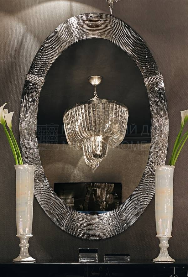 Зеркало настенное Fouquet silver из Италии фабрики IPE CAVALLI VISIONNAIRE