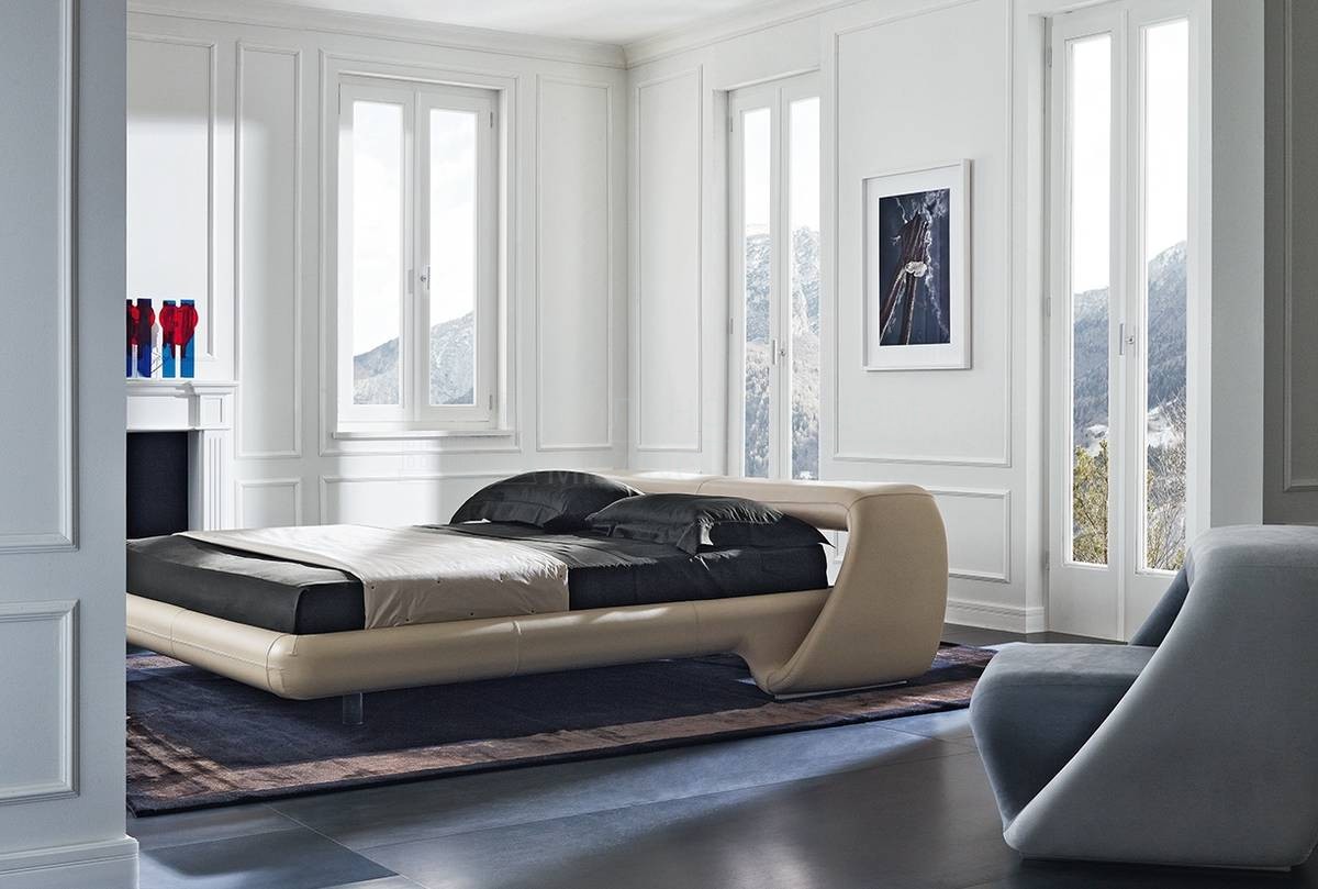 Кожаная кровать Air lounge system/ bed из Италии фабрики MERITALIA