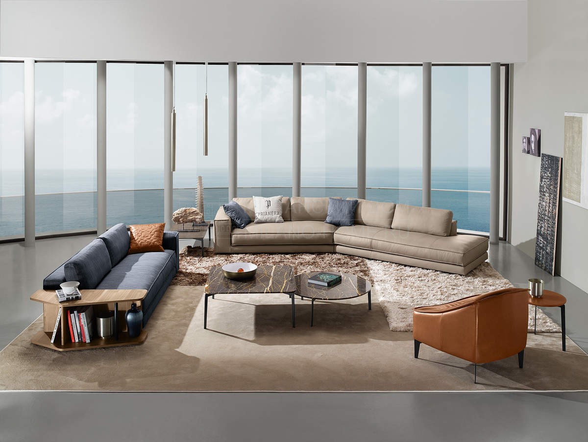 Угловой диван Yucatan sofa diagonal из Италии фабрики PRIANERA