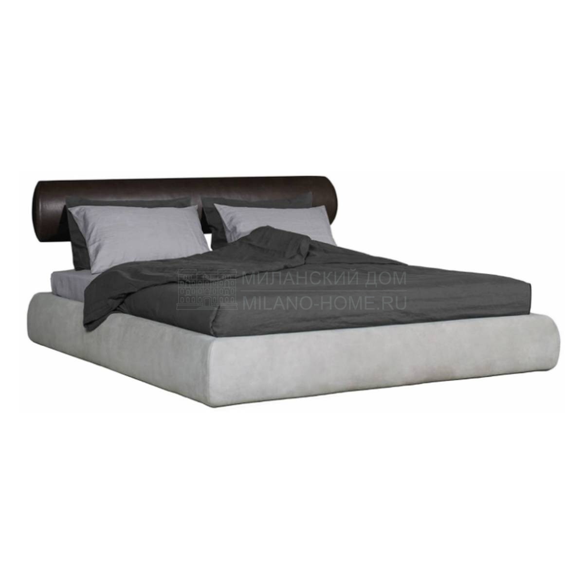 Кровать с мягким изголовьем Como bed из Италии фабрики BAXTER