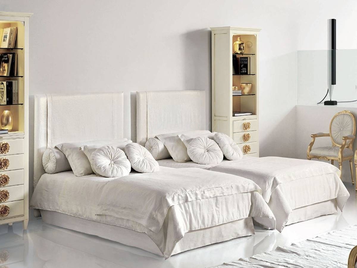 Кровать с комбинированным изголовьем AbsoluteForever GRANT art.290FA2 из Италии фабрики HALLEY