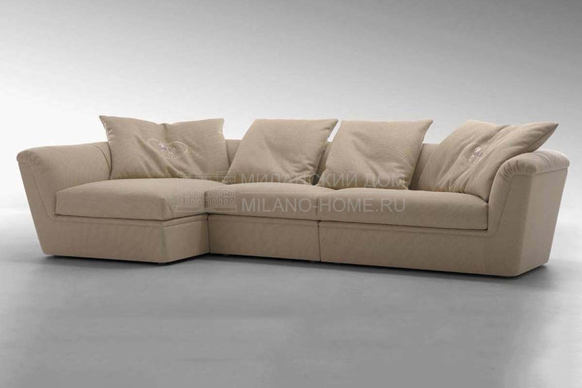 Прямой диван Cocoon low из Италии фабрики FENDI Casa Прямой диван Cocoon low из Италии фабрики FENDI Casa