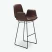 Полукресло Tilda bar armchair leather