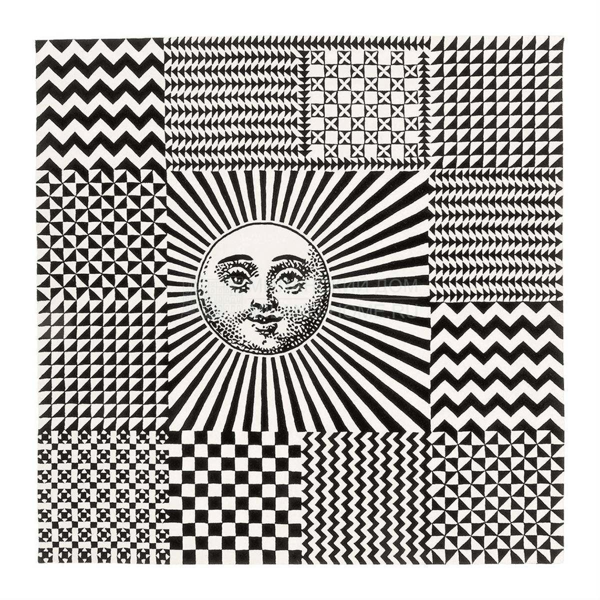 Ковер Optical из Италии фабрики FORNASETTI Ковер Optical из Италии фабрики FORNASETTI