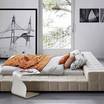 Кровать с мягким изголовьем Squaring high bed — фотография 4