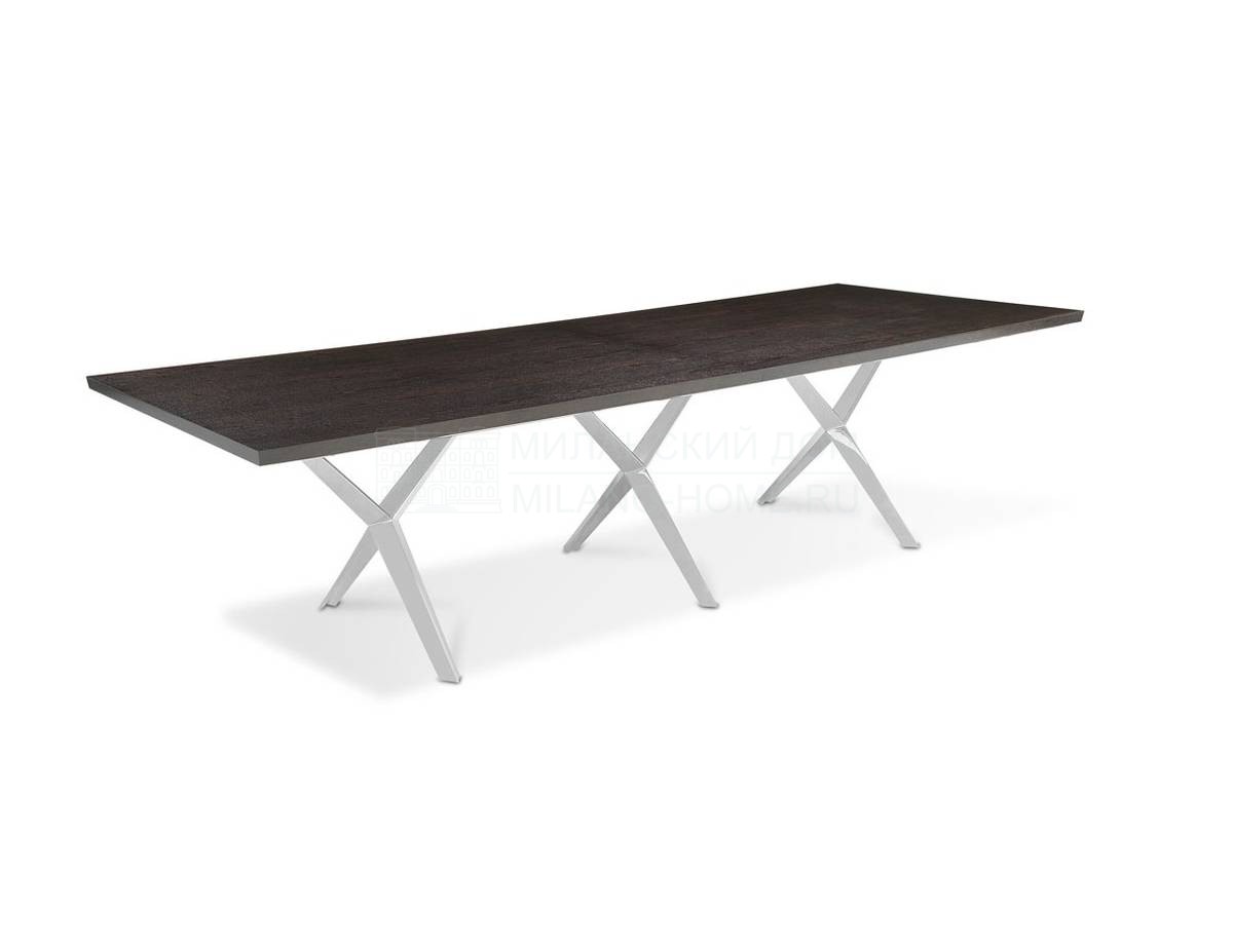 Обеденный стол Modern Metropolis Double-V Base Dining Table - Triple Ped из США фабрики BOLIER