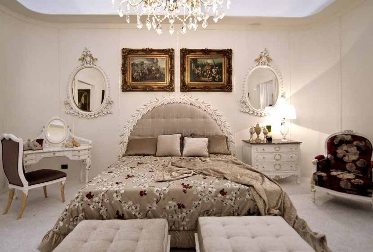 Кровать с мягким изголовьем Francesco Molon/H432 из Италии фабрики FRANCESCO MOLON