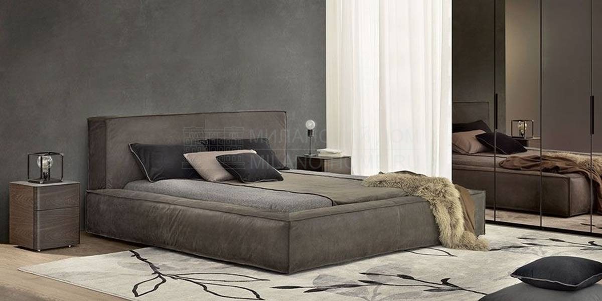 Кровать с мягким изголовьем Elite/bed из Италии фабрики OLIVIERI