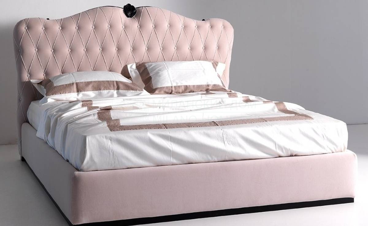 Кровать с мягким изголовьем G1583 из Италии фабрики ANNIBALE COLOMBO
