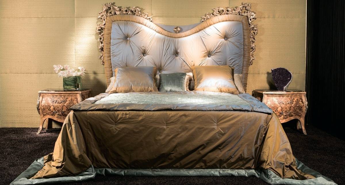 Кровать с мягким изголовьем Oak Classic/DG 6102 из Италии фабрики OAK