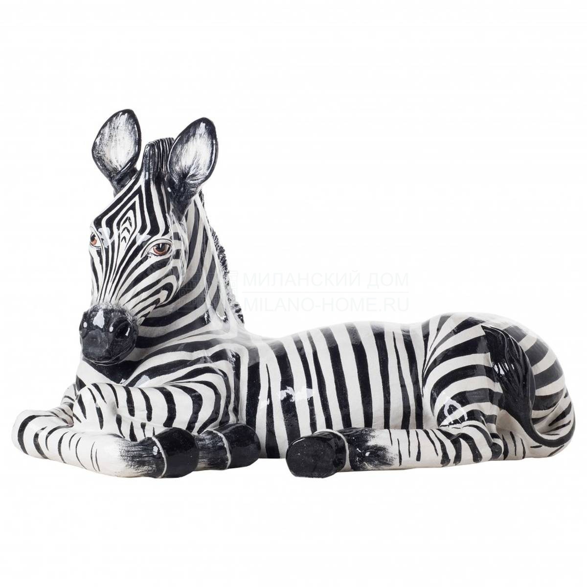 Статуэтка Lying Zebra из Италии фабрики MARIONI