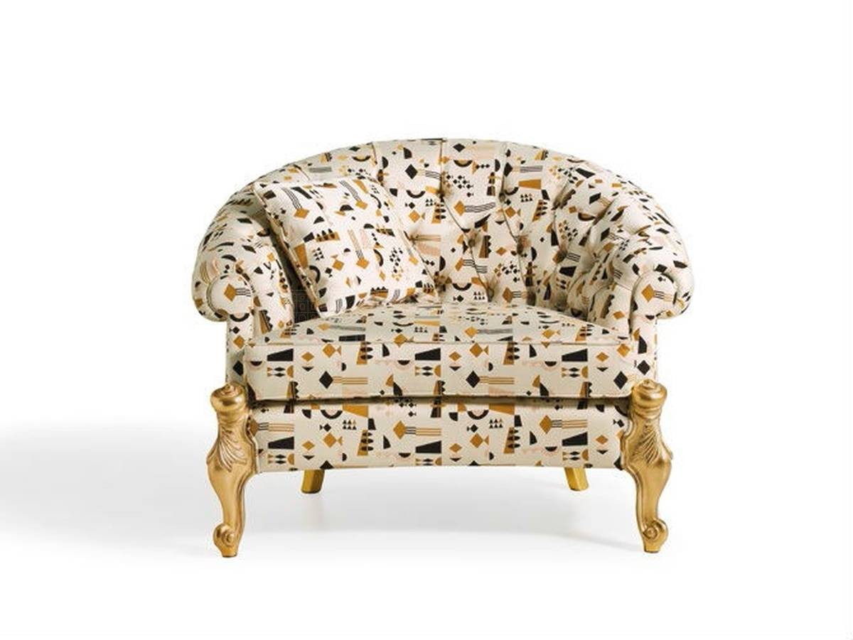 Круглое кресло Art. 34103 / I armchair из Италии фабрики ANGELO CAPPELLINI 