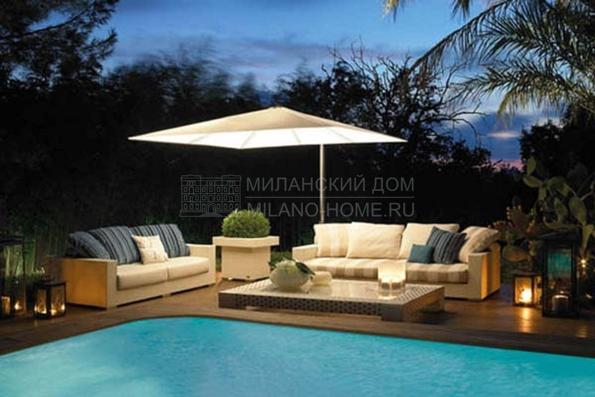 Прямой диван Apta Outdoor из Италии фабрики FENDI Casa Прямой диван Apta Outdoor из Италии фабрики FENDI Casa