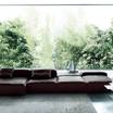 Угловой диван Extrasoft sofa leather — фотография 6