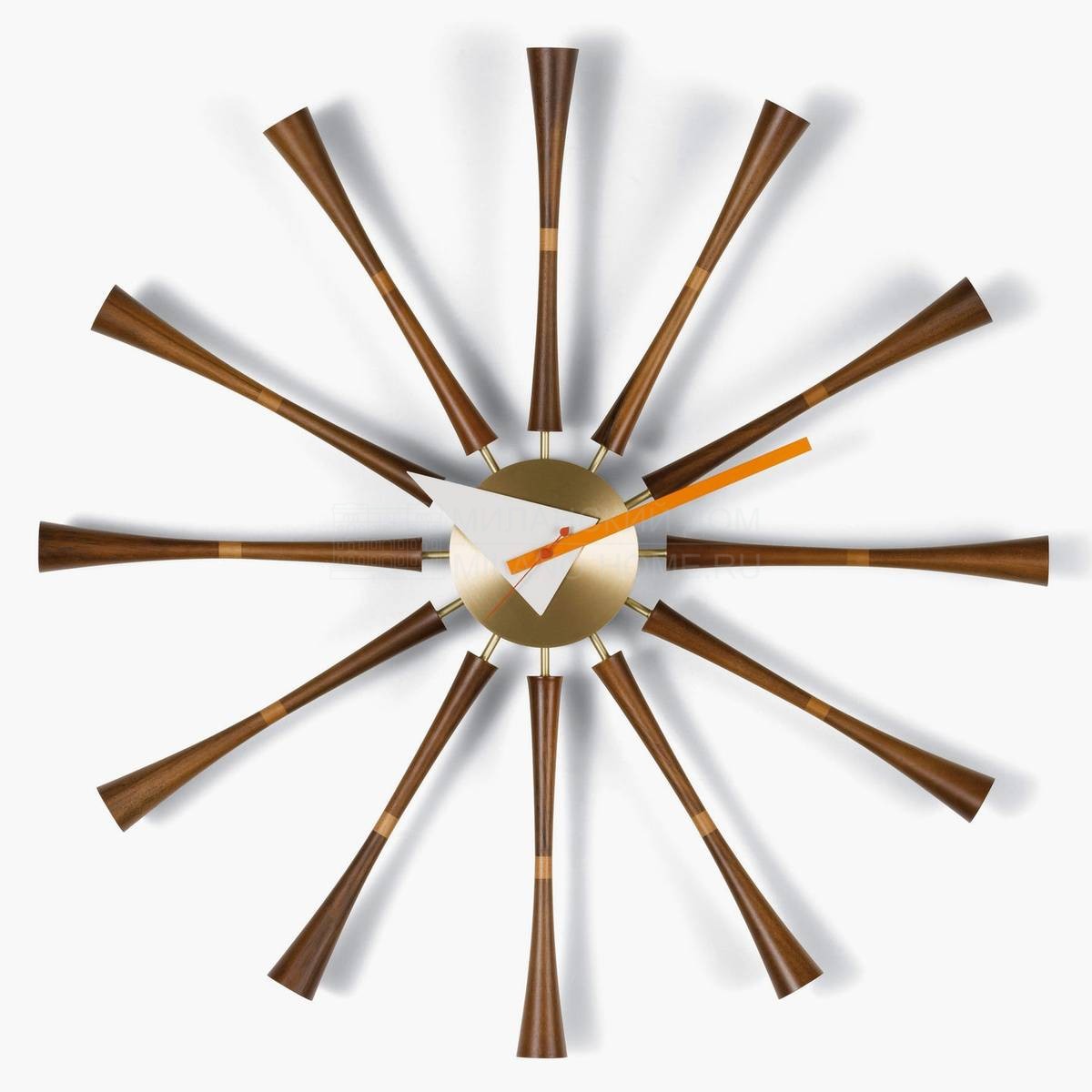 Настенные часы Spindle Clock из Швейцарии фабрики VITRA