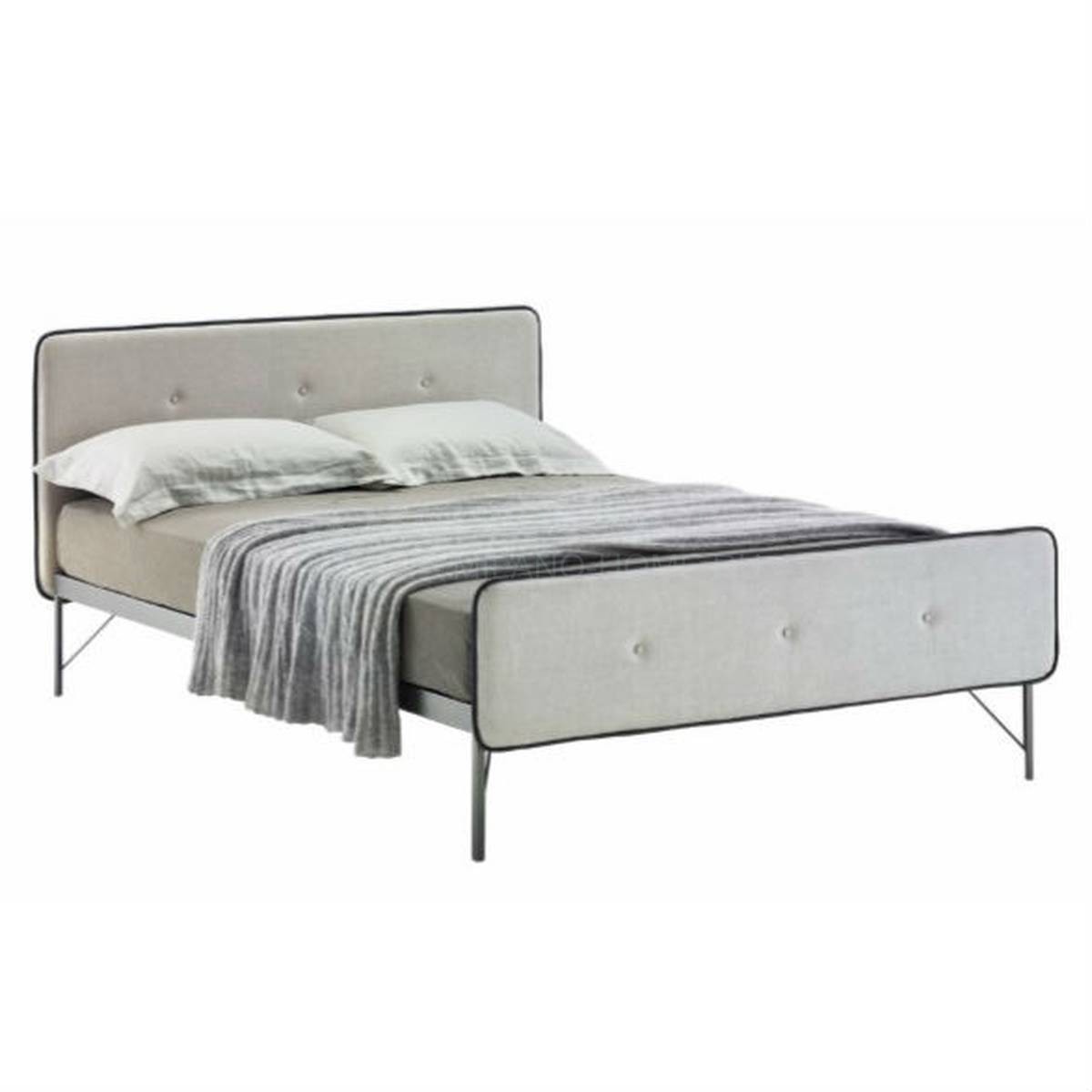 Кровать с мягким изголовьем Hotelroyal из Италии фабрики ZANOTTA