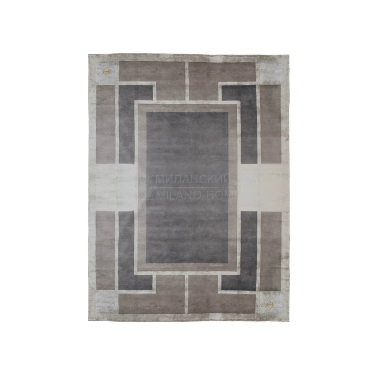 Ковер Noir polygon carpet из Италии фабрики TURRI