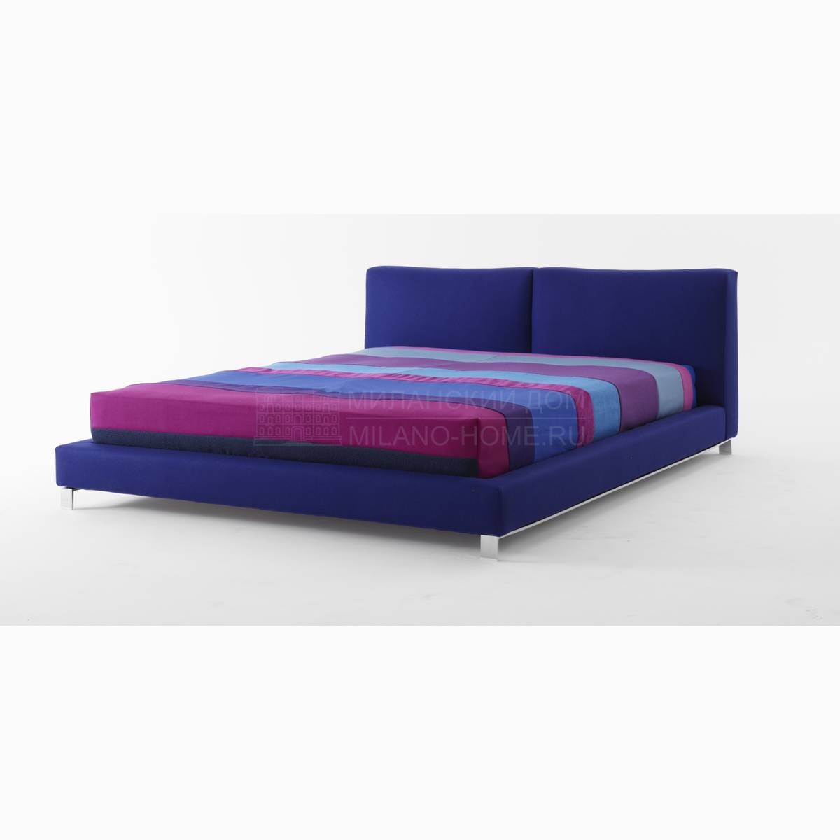 Кровать с мягким изголовьем Gemini/ bed из Италии фабрики NUBE