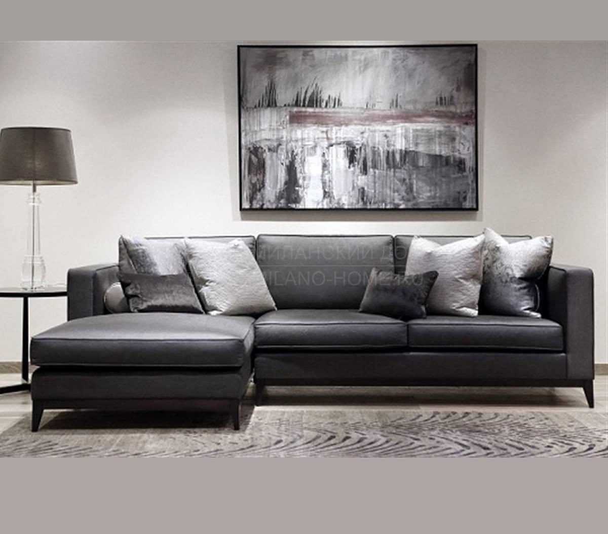 Прямой диван Hockney sofa из Великобритании фабрики THE SOFA & CHAIR Company