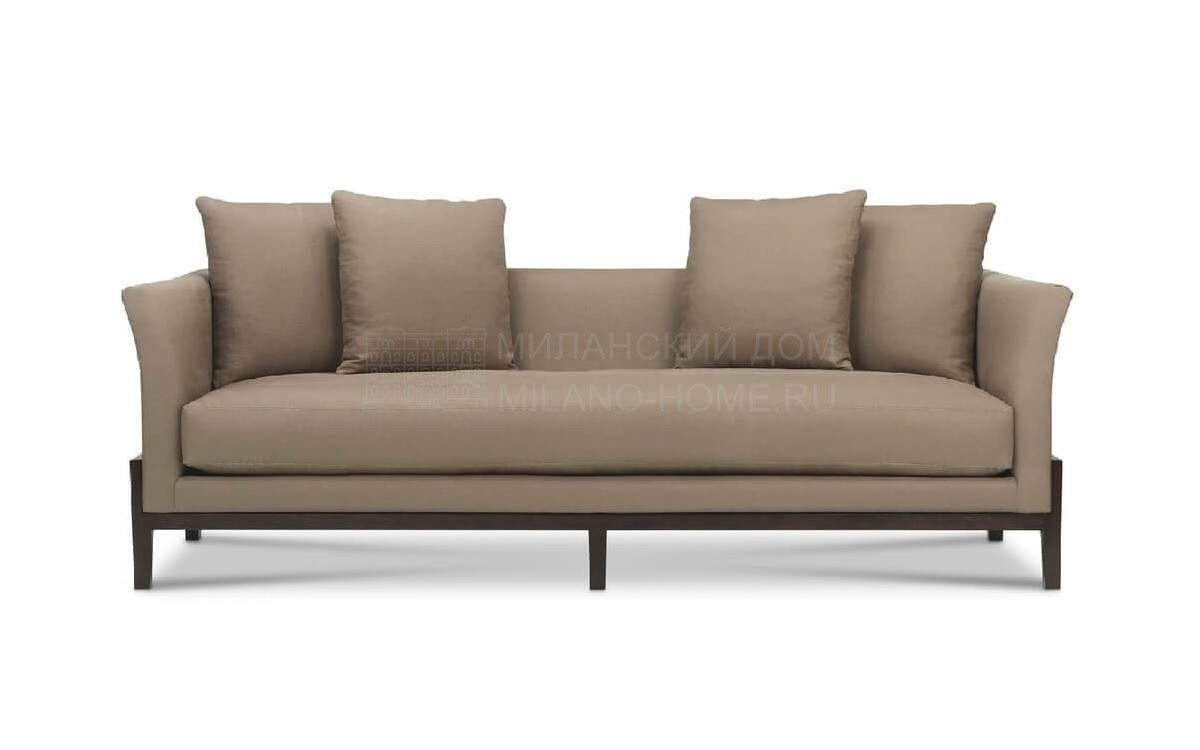 Прямой диван Kinkou wood base sofa with flared arm / art. 142003 из США фабрики BOLIER