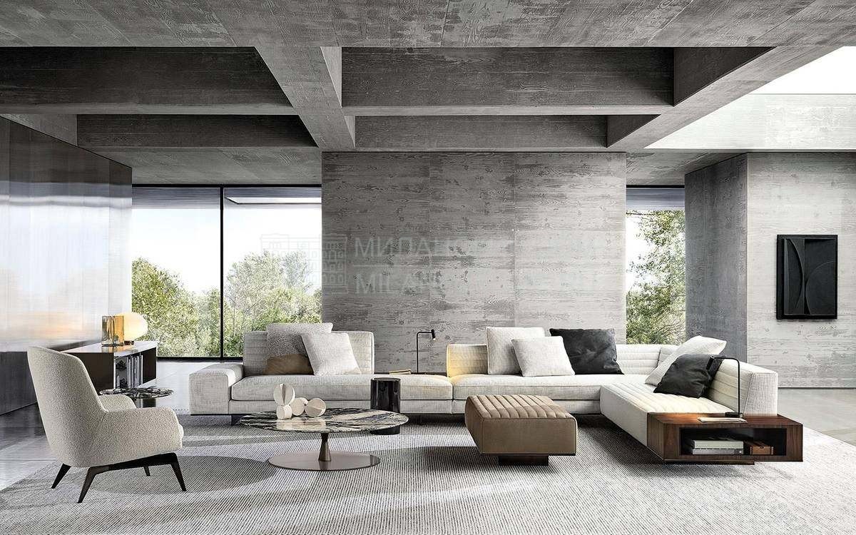 Модульный диван Roger sofa из Италии фабрики MINOTTI