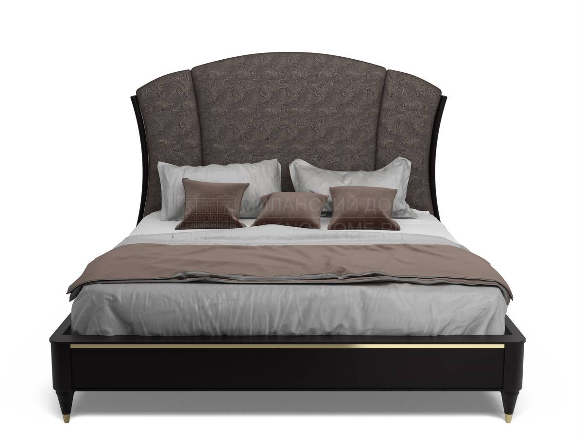 Кровать с мягким изголовьем V0344 bed из Италии фабрики LCI DECORA