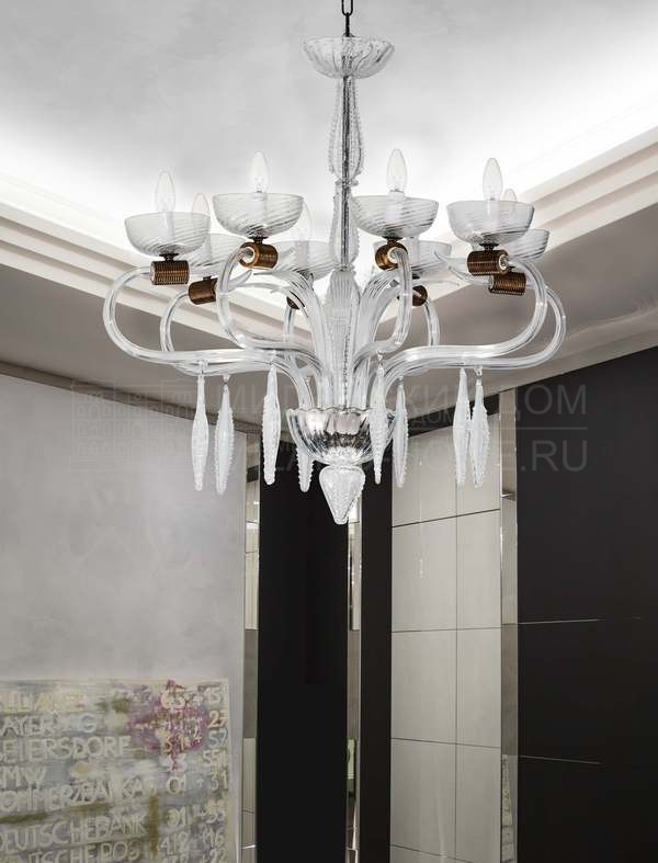 Люстра LD190/8 из Италии фабрики ARTE VENEZIANA Люстра LD190/8 из Италии фабрики ARTE VENEZIANA