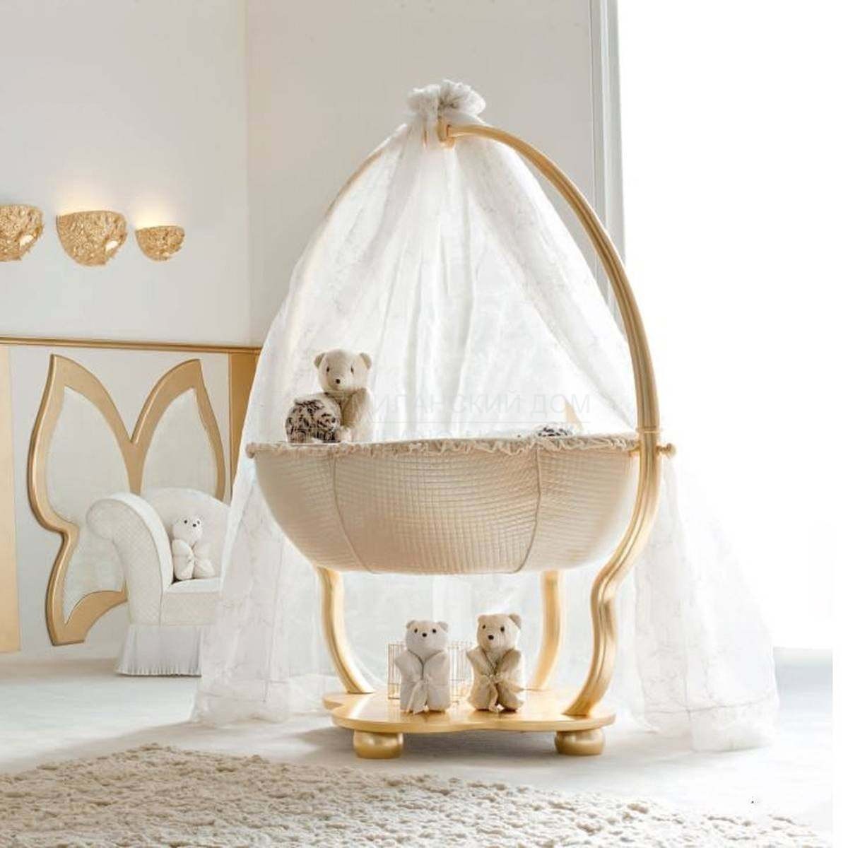 Кровать с балдахином Luxury Bebe WINNY art.980V из Италии фабрики HALLEY Кровать с балдахином Luxury Bebe WINNY art.980V из Италии фабрики HALLEY