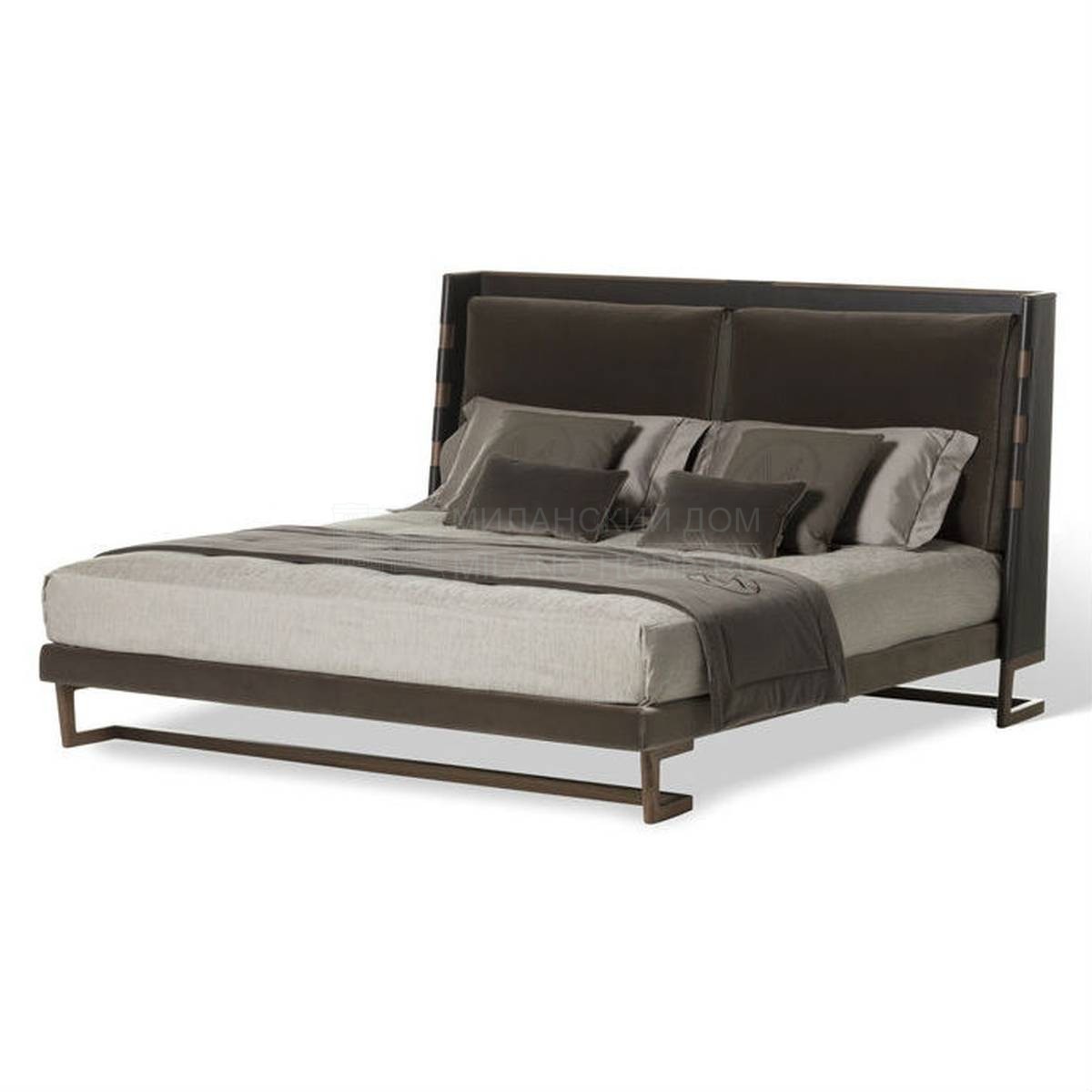 Кровать с мягким изголовьем Wild bed из Италии фабрики MEDEA (Life style)