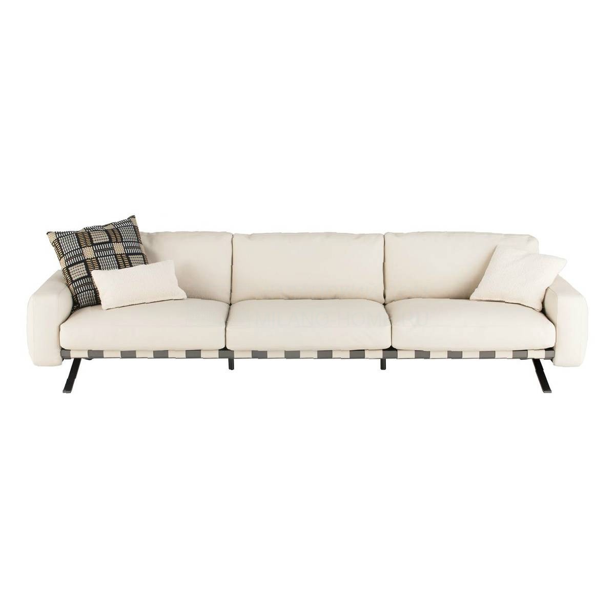 Прямой диван Fenix divano из Италии фабрики DRIADE