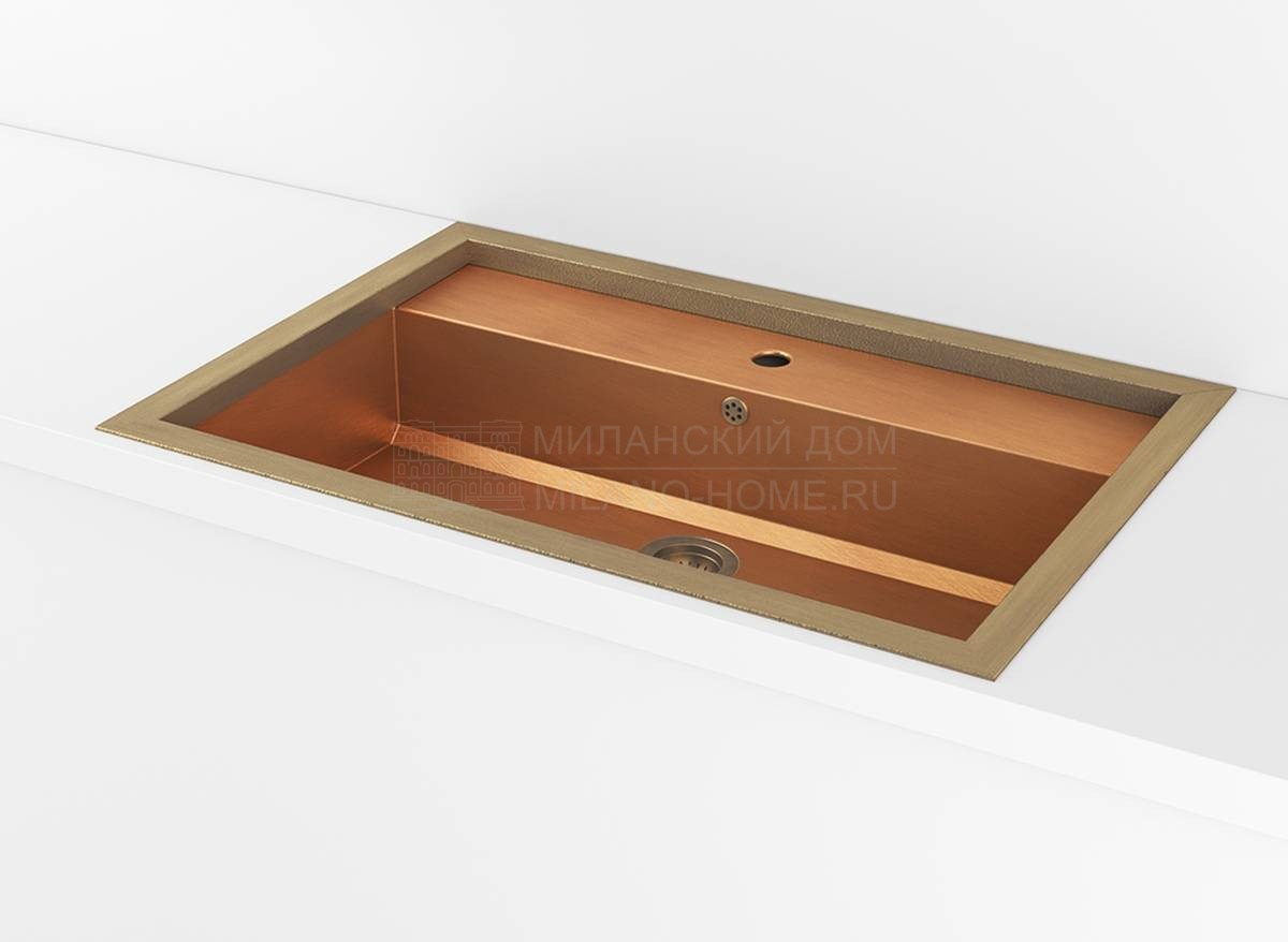 Раковина Top mounted rectangular sink with step из Италии фабрики OFFICINE GULLO