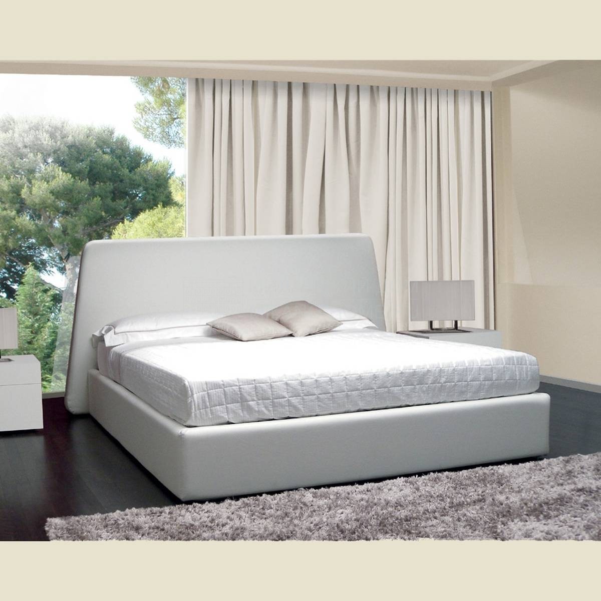 Двуспальная кровать Clio/bed из Италии фабрики BESANA