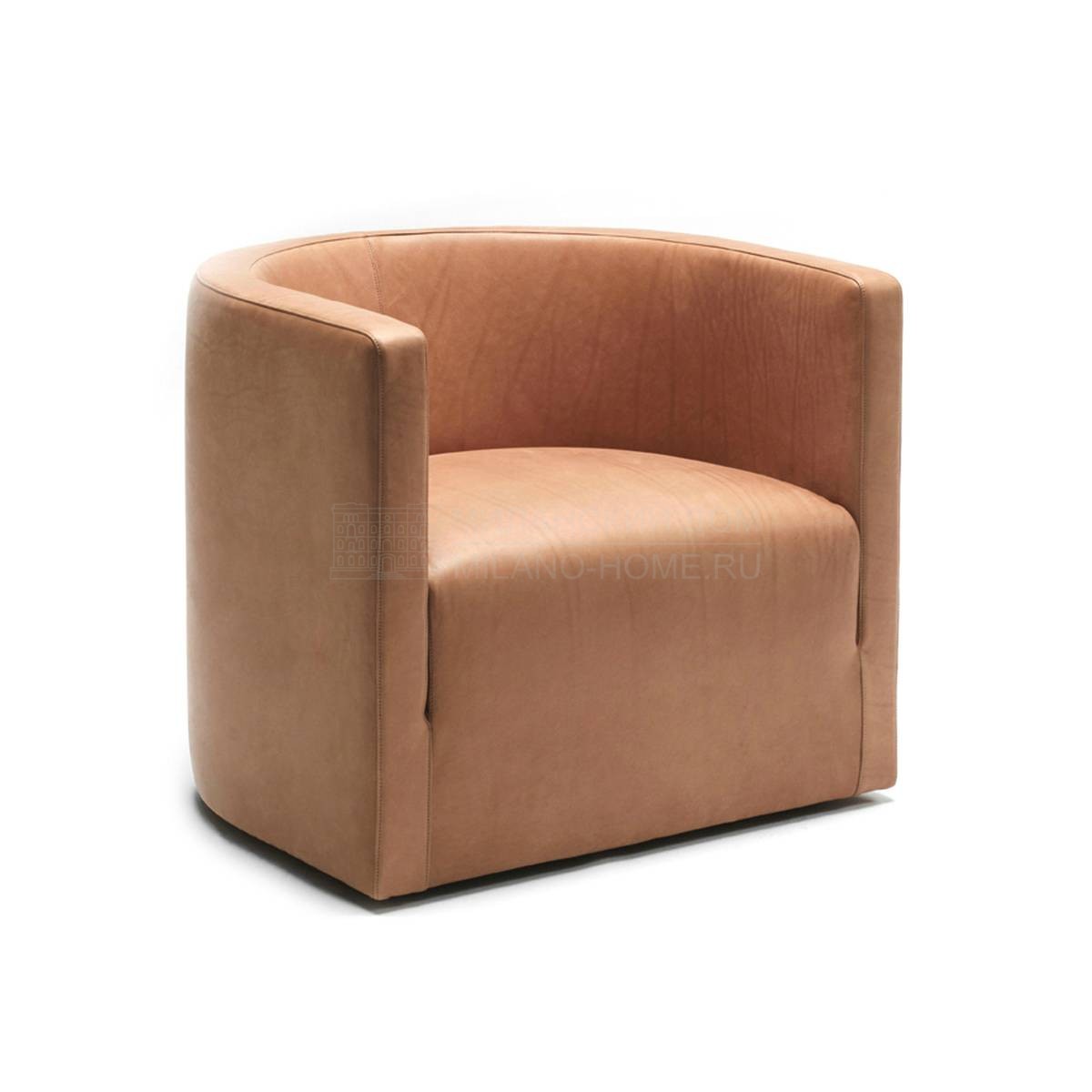 Кожаное кресло Confident armchair leather из Италии фабрики LIVING DIVANI