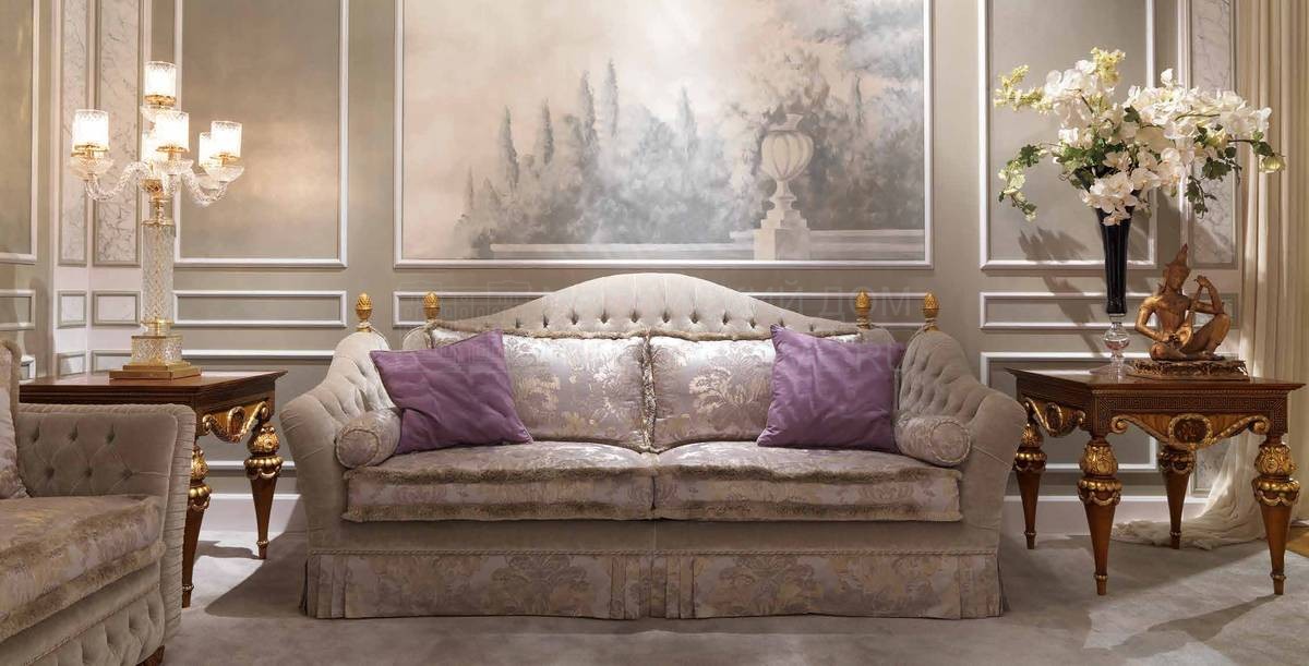 Прямой диван Lara/sofa из Италии фабрики ZANABONI