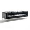 Прямой диван Rod sofa leather