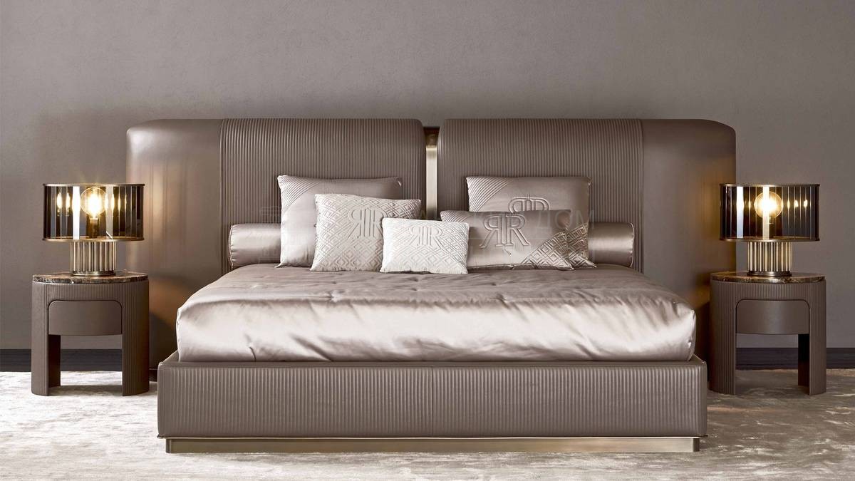 Кровать с мягким изголовьем Vogue bed из Италии фабрики RUGIANO