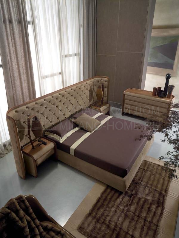 Кровать с мягким изголовьем Victory bed из Италии фабрики ULIVI
