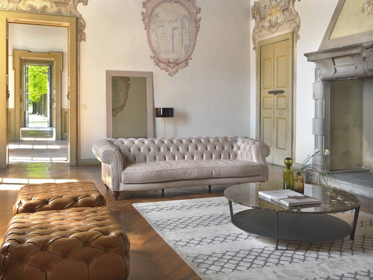 Прямой диван Prince / sofa из Италии фабрики GIULIO MARELLI