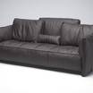 Прямой диван Fluon sofa leather