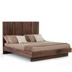 Кровать с деревянным изголовьем Natura 5/bed