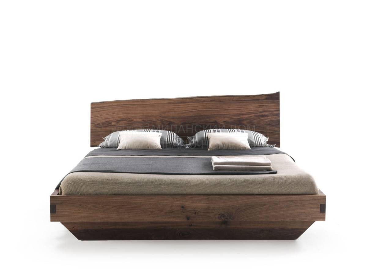 Кровать с деревянным изголовьем Natura 6 / bed из Италии фабрики RIVA1920