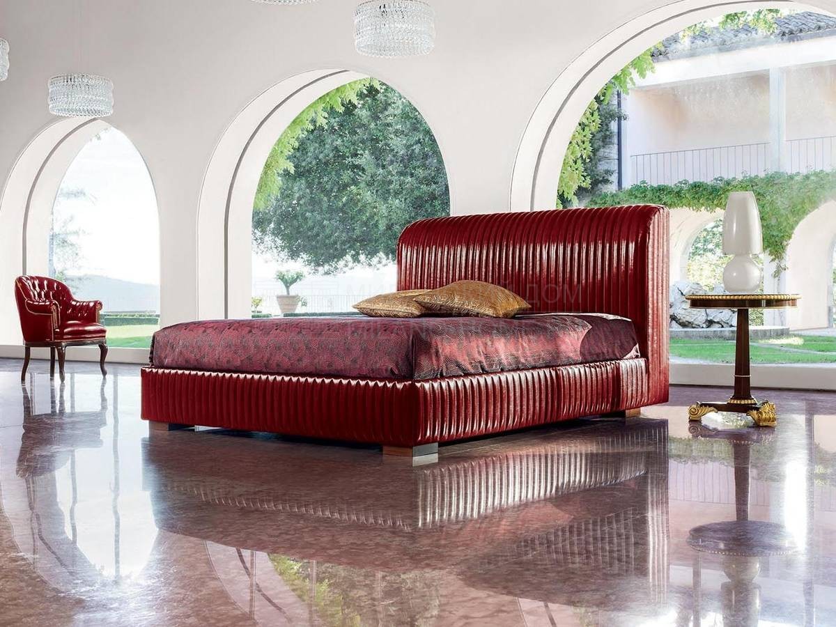 Кровать с мягким изголовьем Canaletto/bed из Италии фабрики MASCHERONI