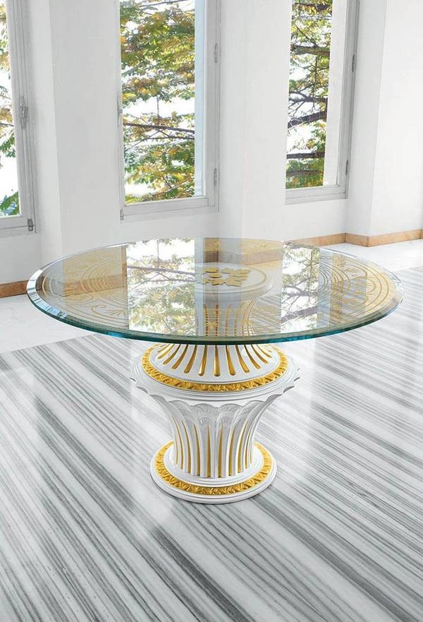 Обеденный стол Genius Round / table из Италии фабрики MASCHERONI