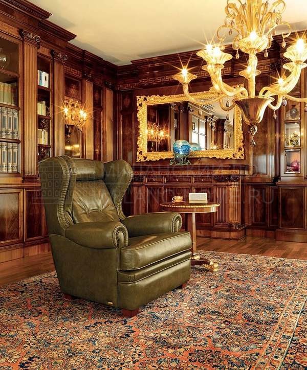 Каминное кресло Oxford Mascheroni armchair из Италии фабрики MASCHERONI Каминное кресло Oxford Mascheroni armchair из Италии фабрики MASCHERONI
