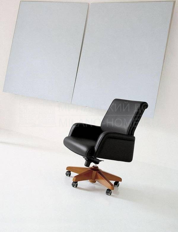 Кожаное кресло Ypsilon Conference armchair из Италии фабрики MASCHERONI
