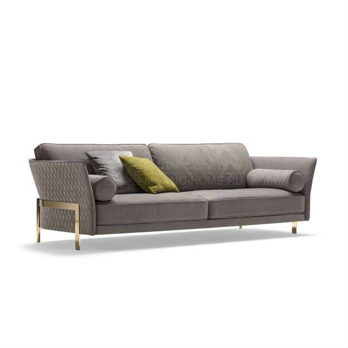 Прямой диван Cosmo sofa из Италии фабрики ANGELO CAPPELLINI OPERA