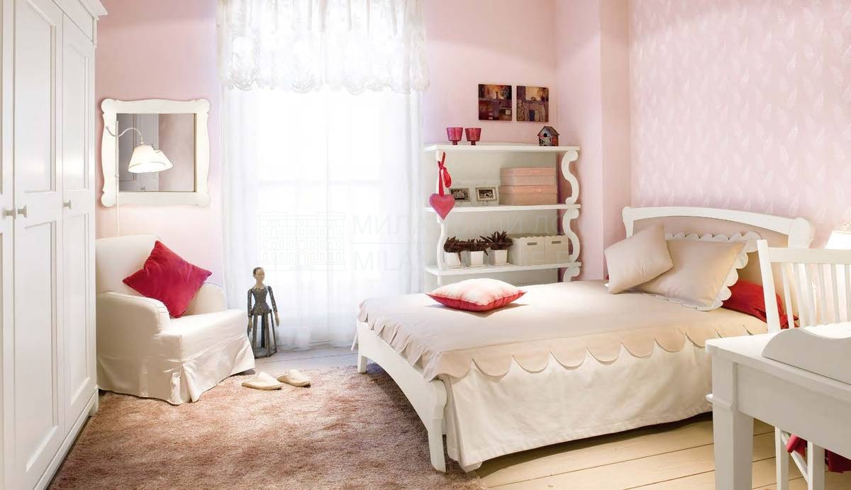 Кровать с мягким изголовьем Fulton/single-bed из Италии фабрики MINACCIOLO